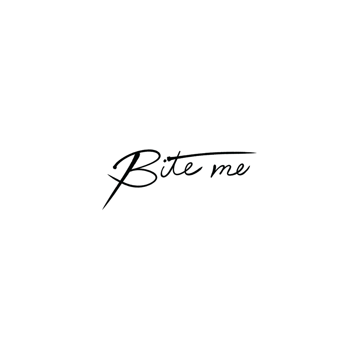 Oh My Ink temporary tattoo - Bite Me