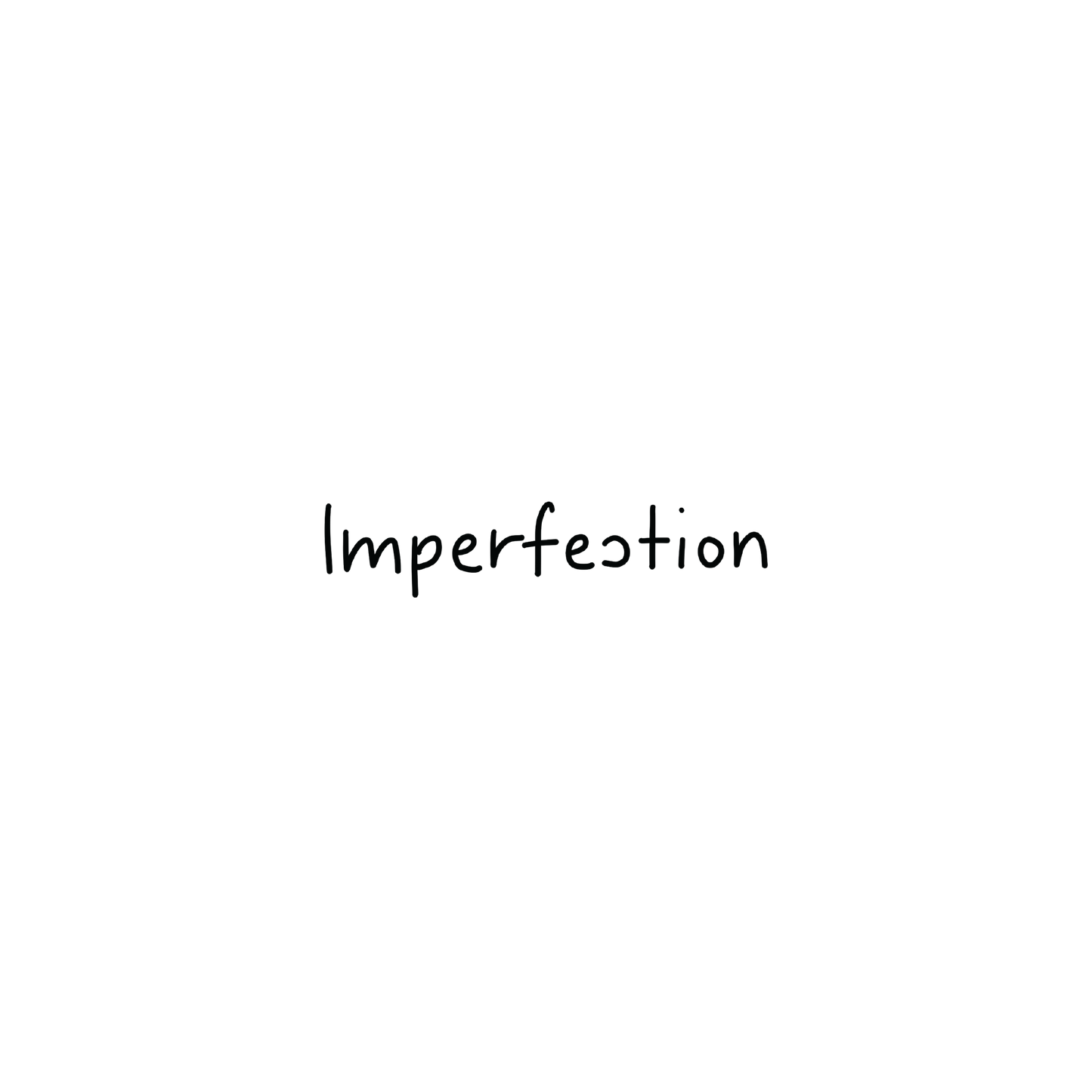Oh My Ink temporary tattoo - Imperfection