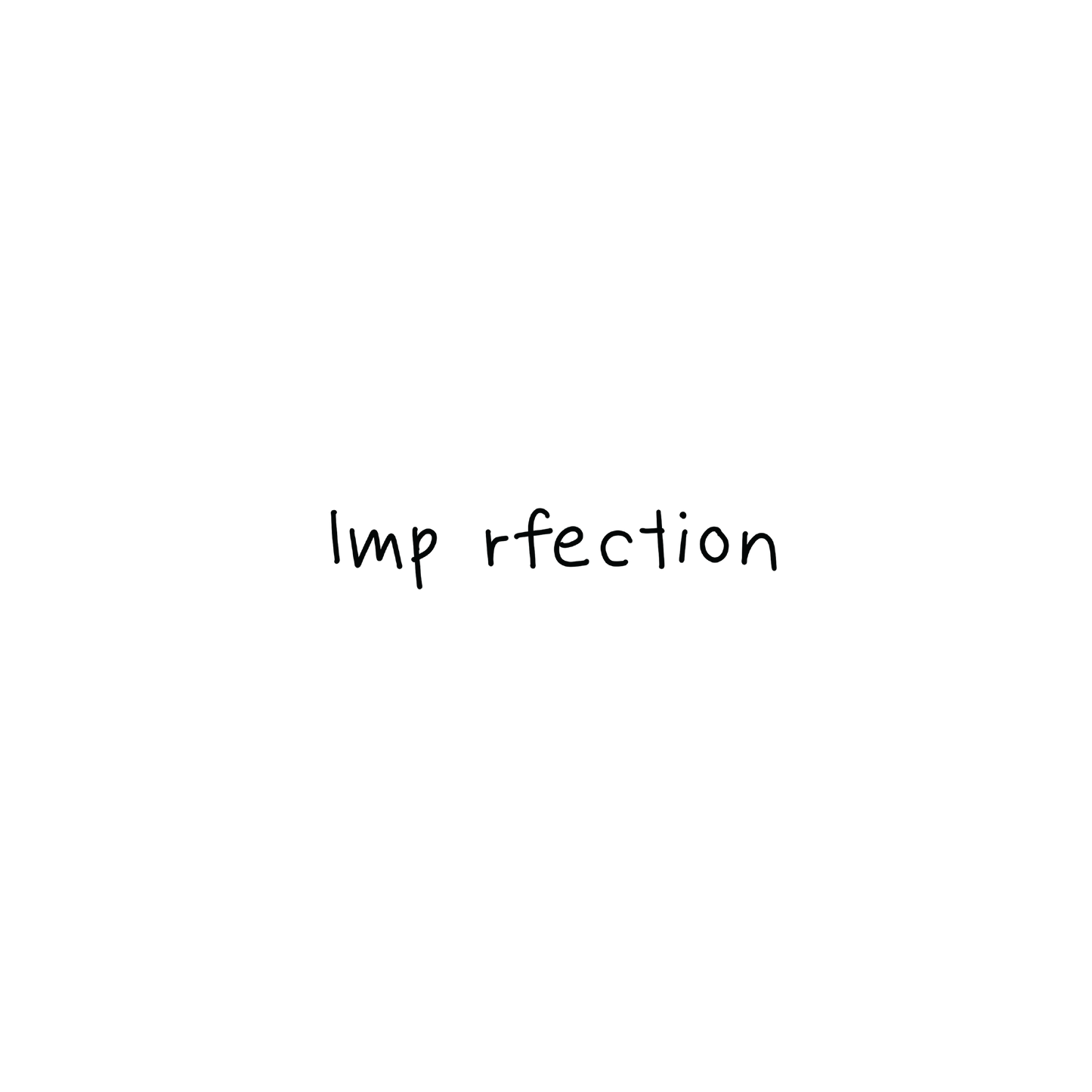 Oh My Ink temporary tattoo - Imprfection