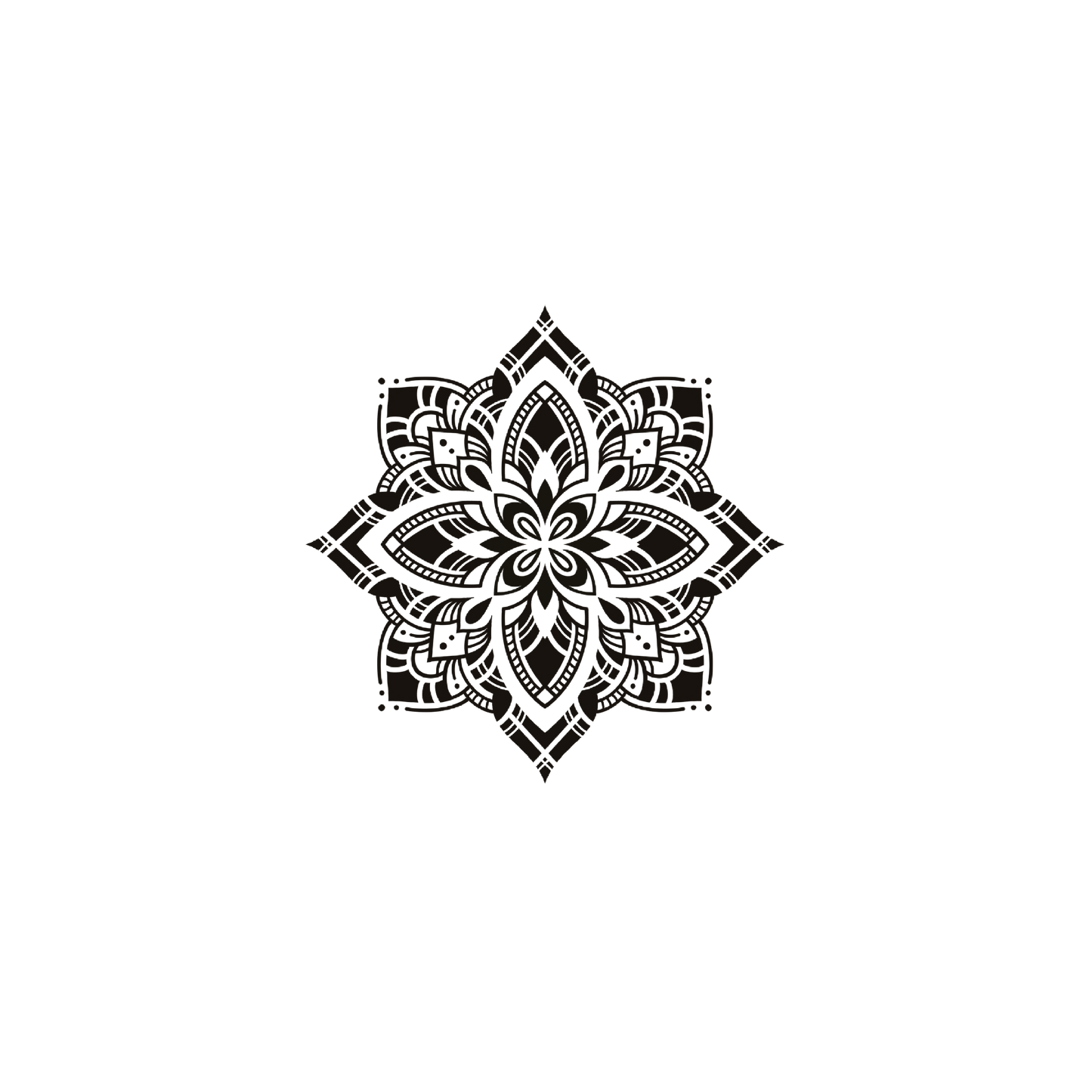 Oh My Ink temporary tattoo - Mandala V1