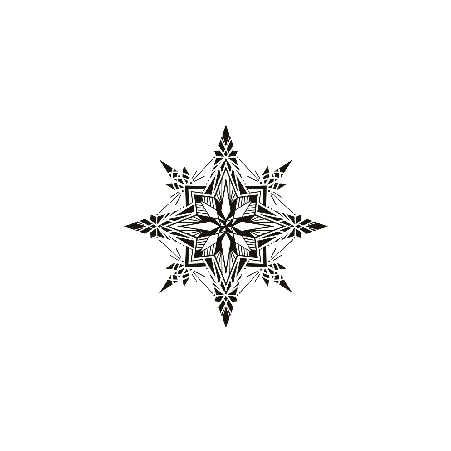 Oh My Ink temporary tattoo - Mandala V4