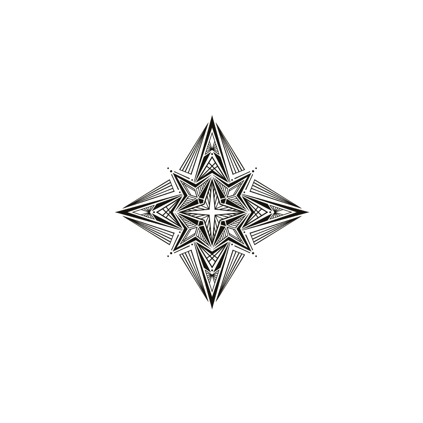 Oh My Ink temporary tattoo - Mandala V7