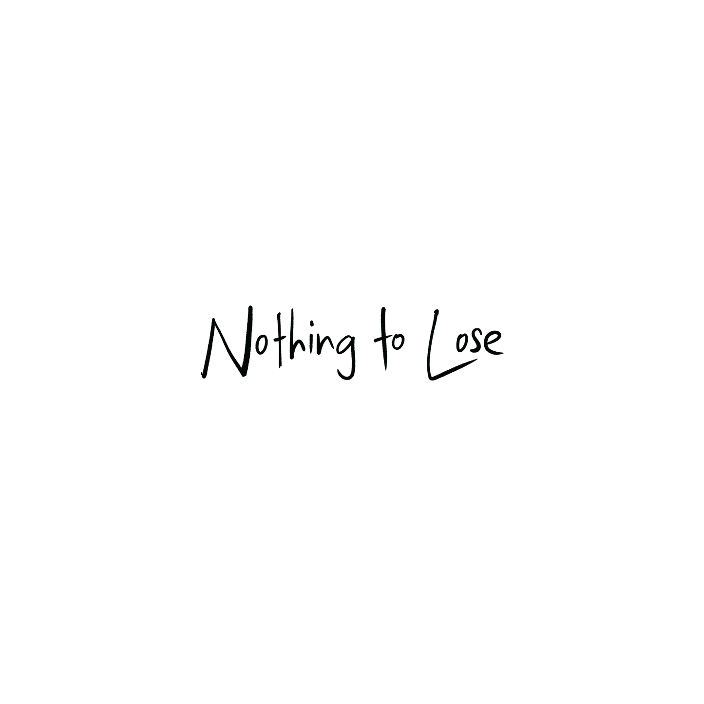 Oh My Ink temporary tattoo - Nothing to Lose