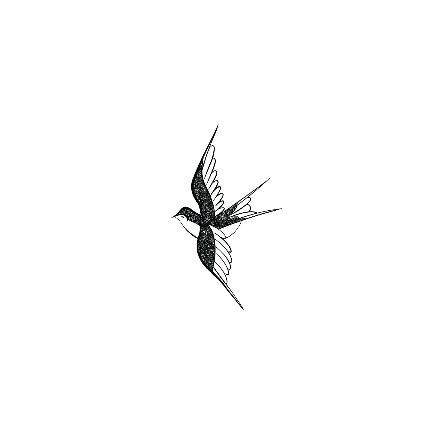 Oh My Ink temporary tattoo - Swallow V2