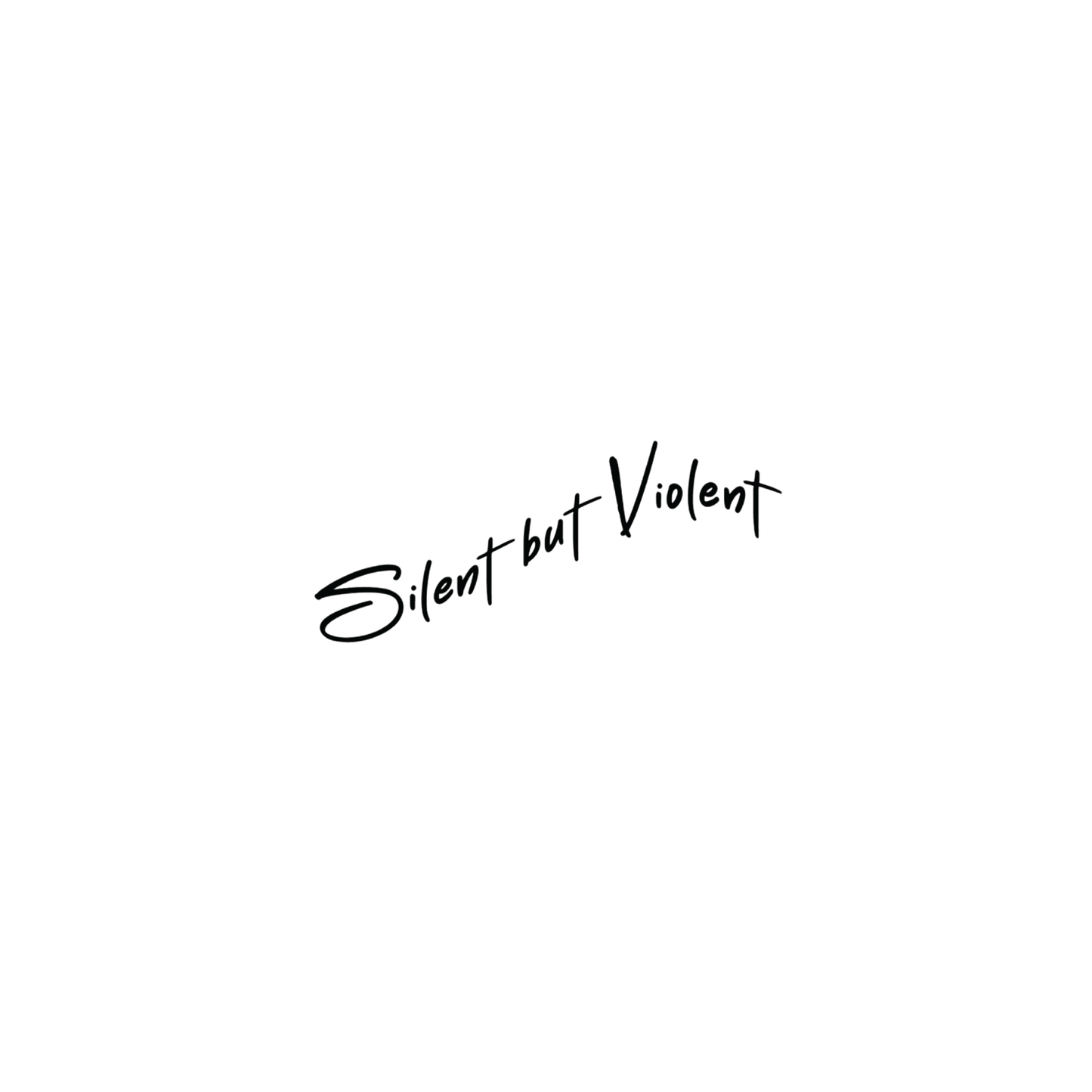 Oh My Ink temporary tattoo - Silent but Violent