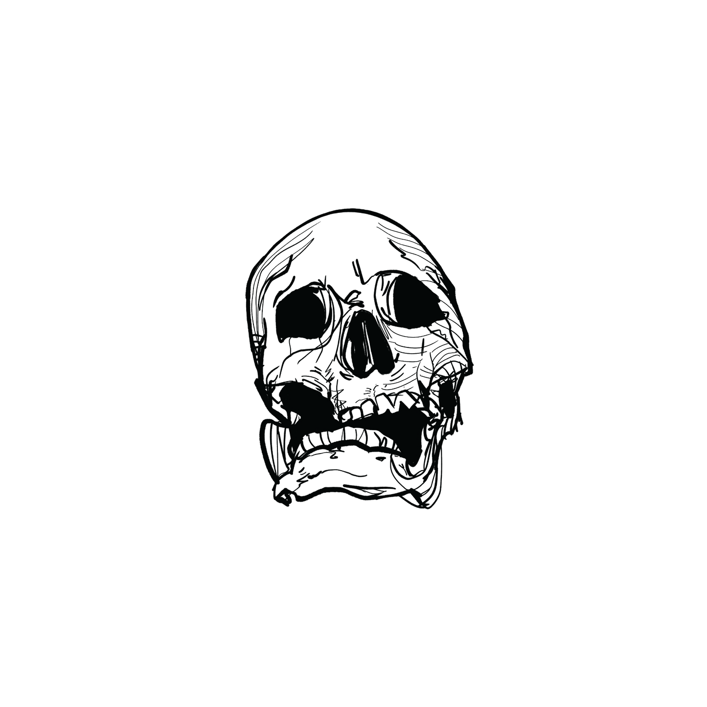 Oh My Ink temporary tattoo - Skull V6