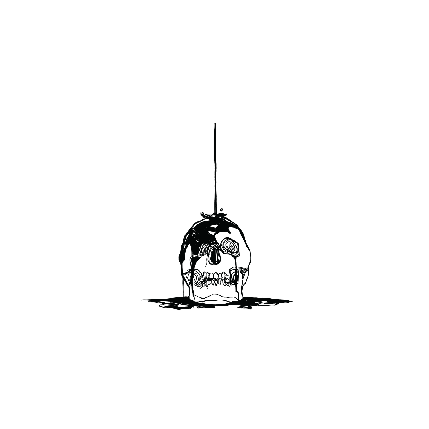 Oh My Ink temporary tattoo - Skull x Drip