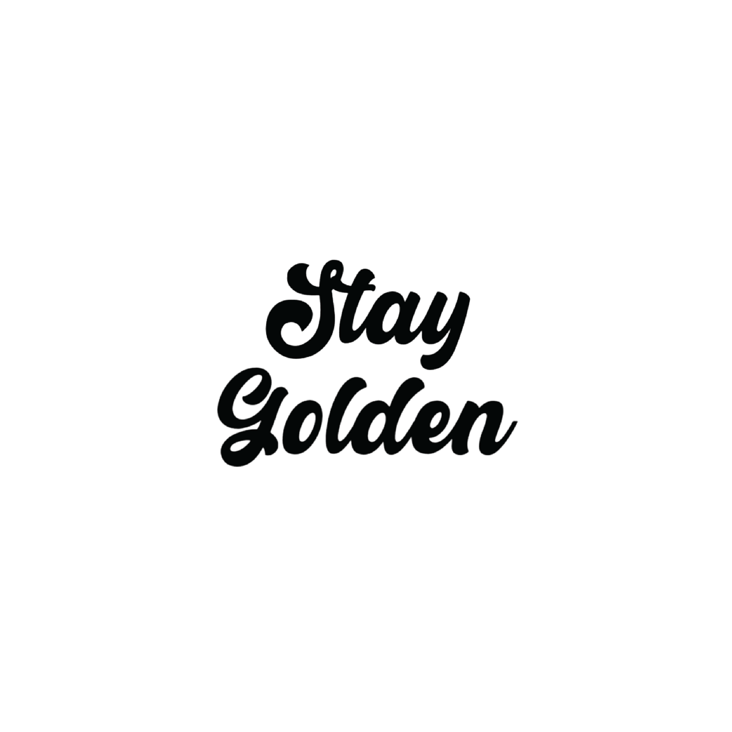 Oh My Ink temporary tattoo - Stay Golden