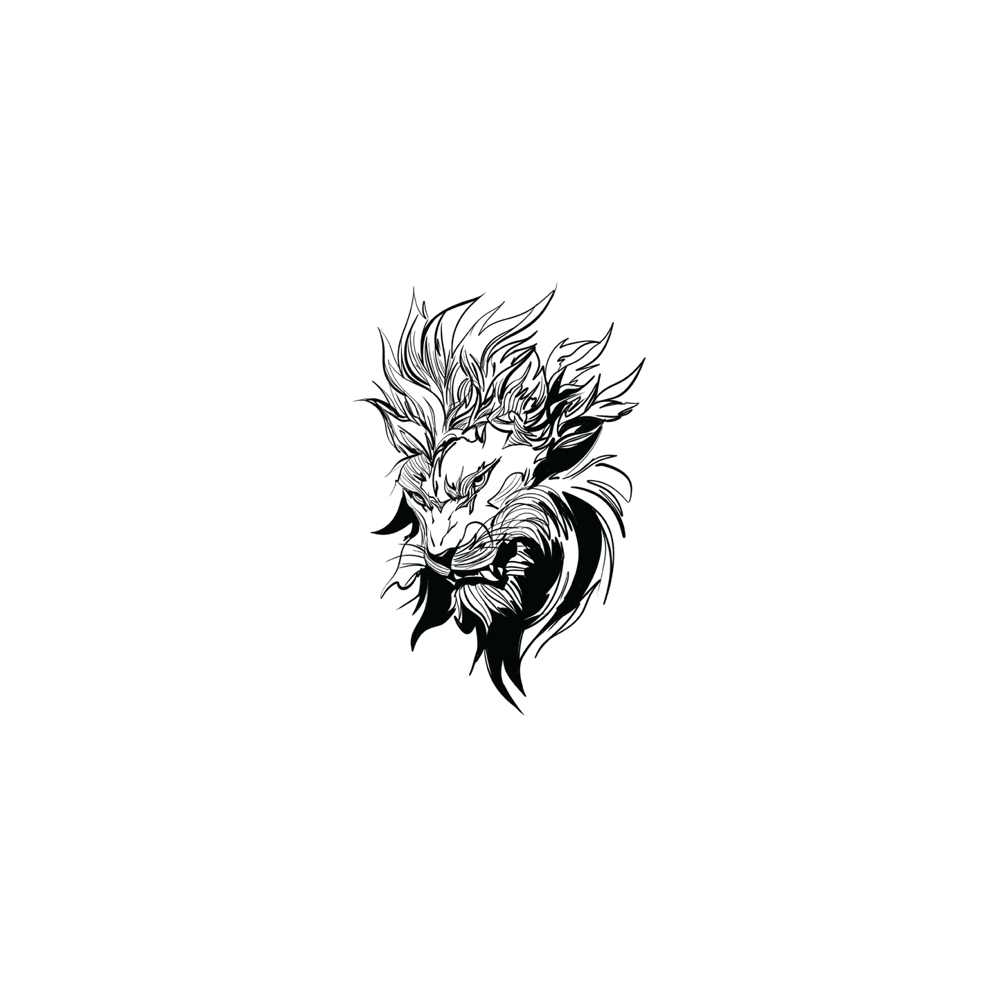 Oh My Ink temporary tattoo - Tigon V1