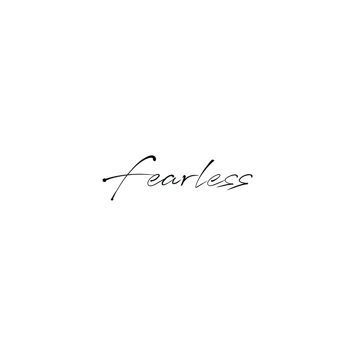 Oh My Ink temporary tattoo - Fearless