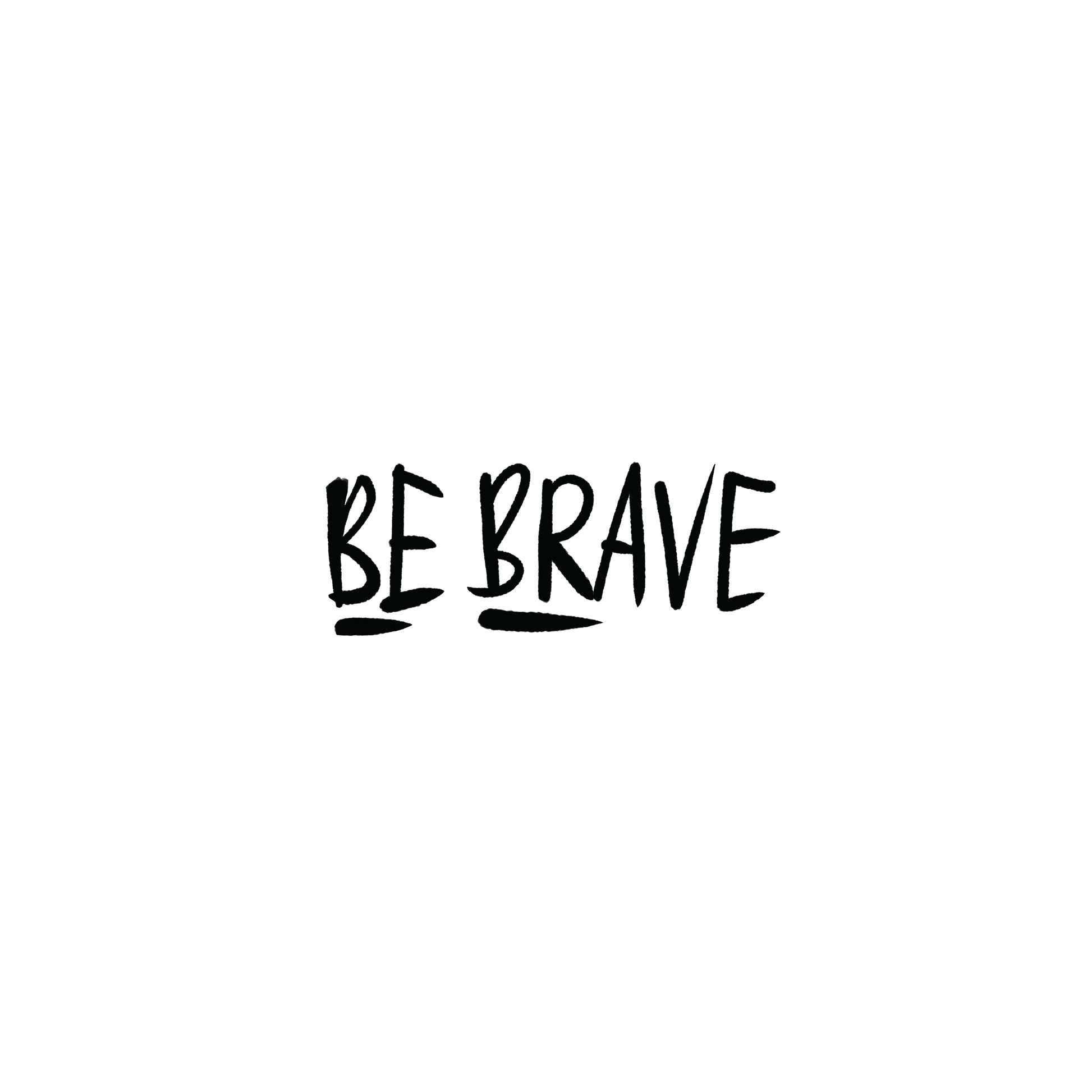 Oh My Ink temporary tattoo - Be Brave