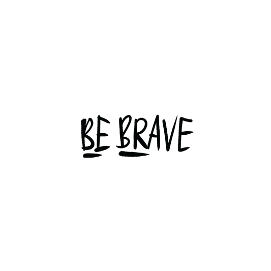 Oh My Ink temporary tattoo - Be Brave