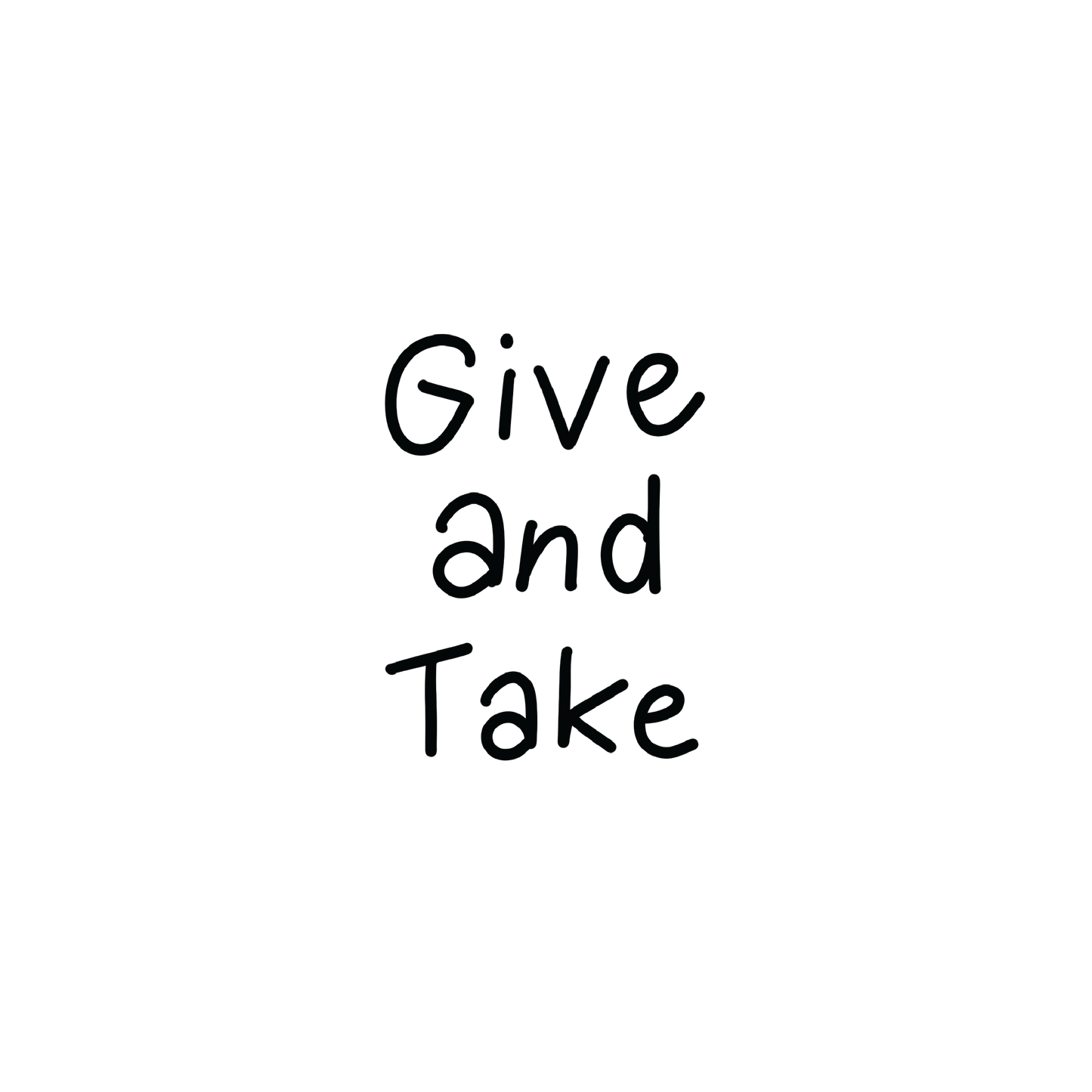 Oh My Ink temporary tattoo - Give and Take