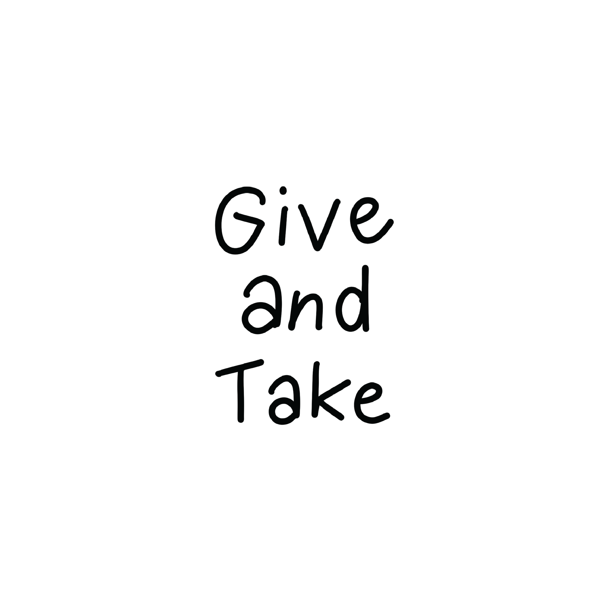 Oh My Ink temporary tattoo - Give and Take