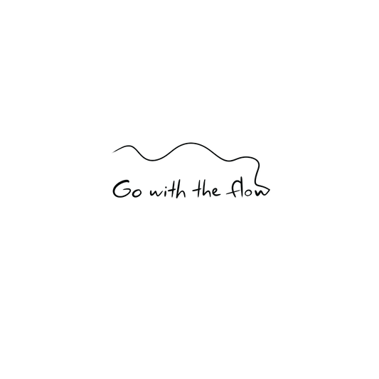 Oh My Ink temporary tattoo - Go with the Flow