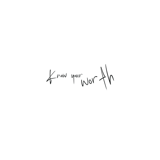 Oh My Ink temporary tattoo - Know Your Worth