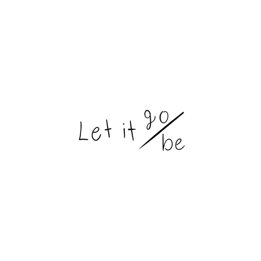 Oh My Ink temporary tattoo - Let It Go Be