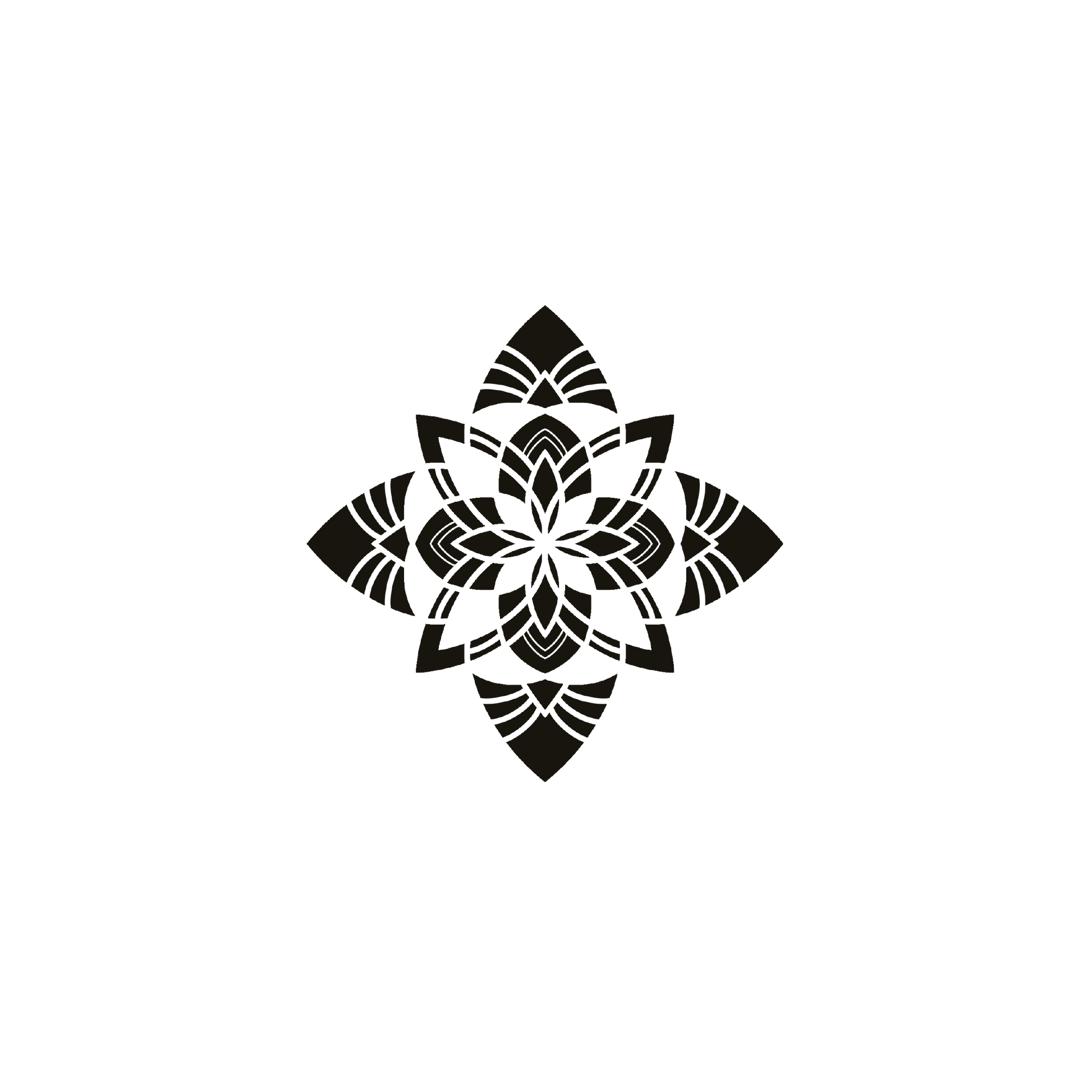 Oh My Ink temporary tattoo - Mandala V2
