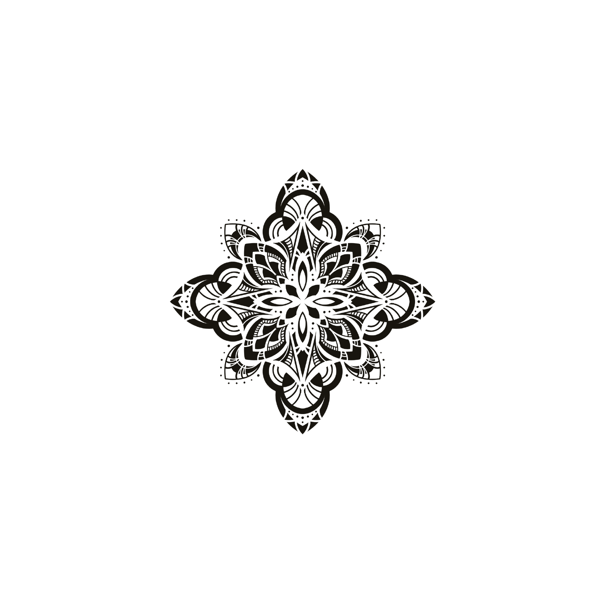 Oh My Ink temporary tattoo - Mandala V3