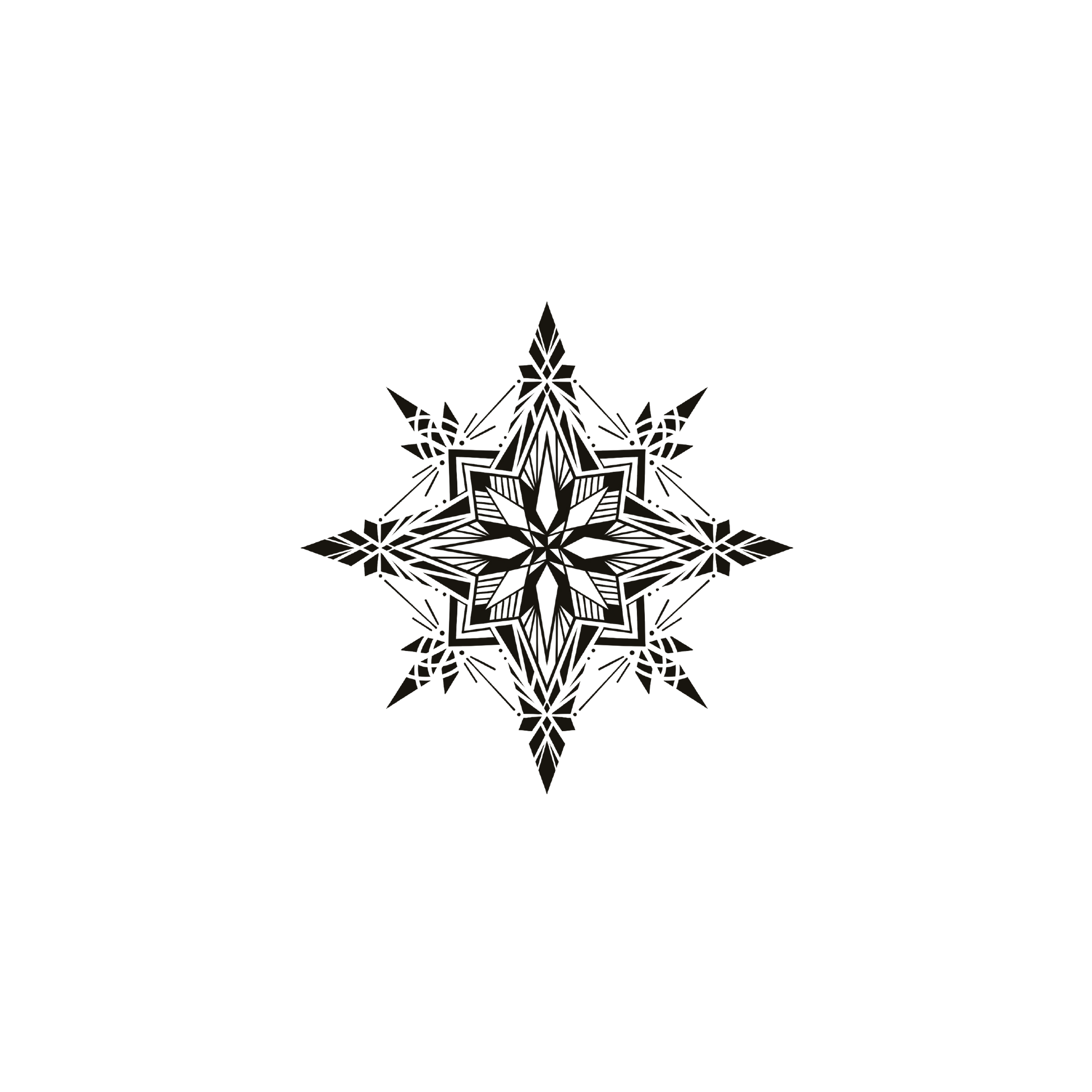 Oh My Ink temporary tattoo - Mandala V4