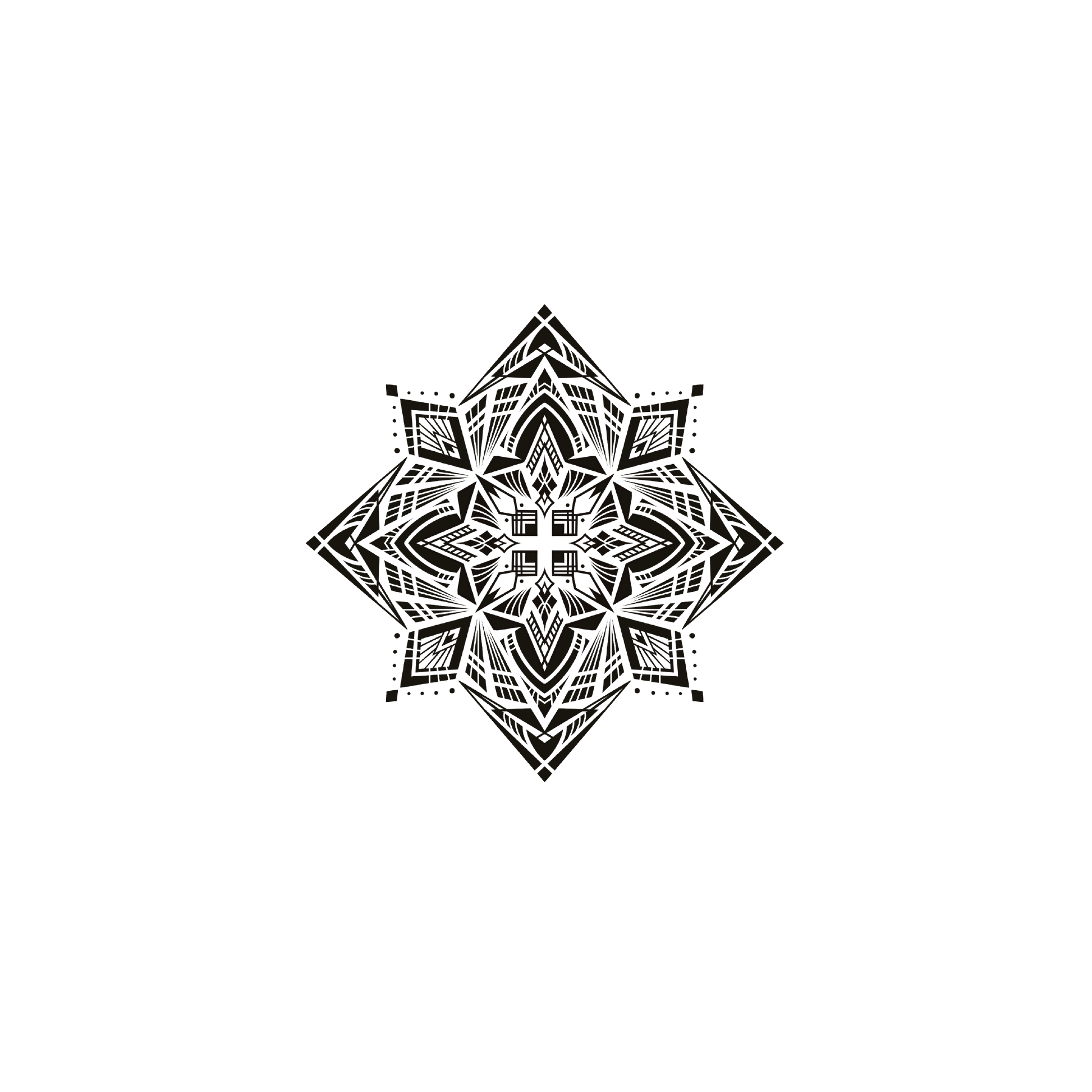 Oh My Ink temporary tattoo - Mandala V6