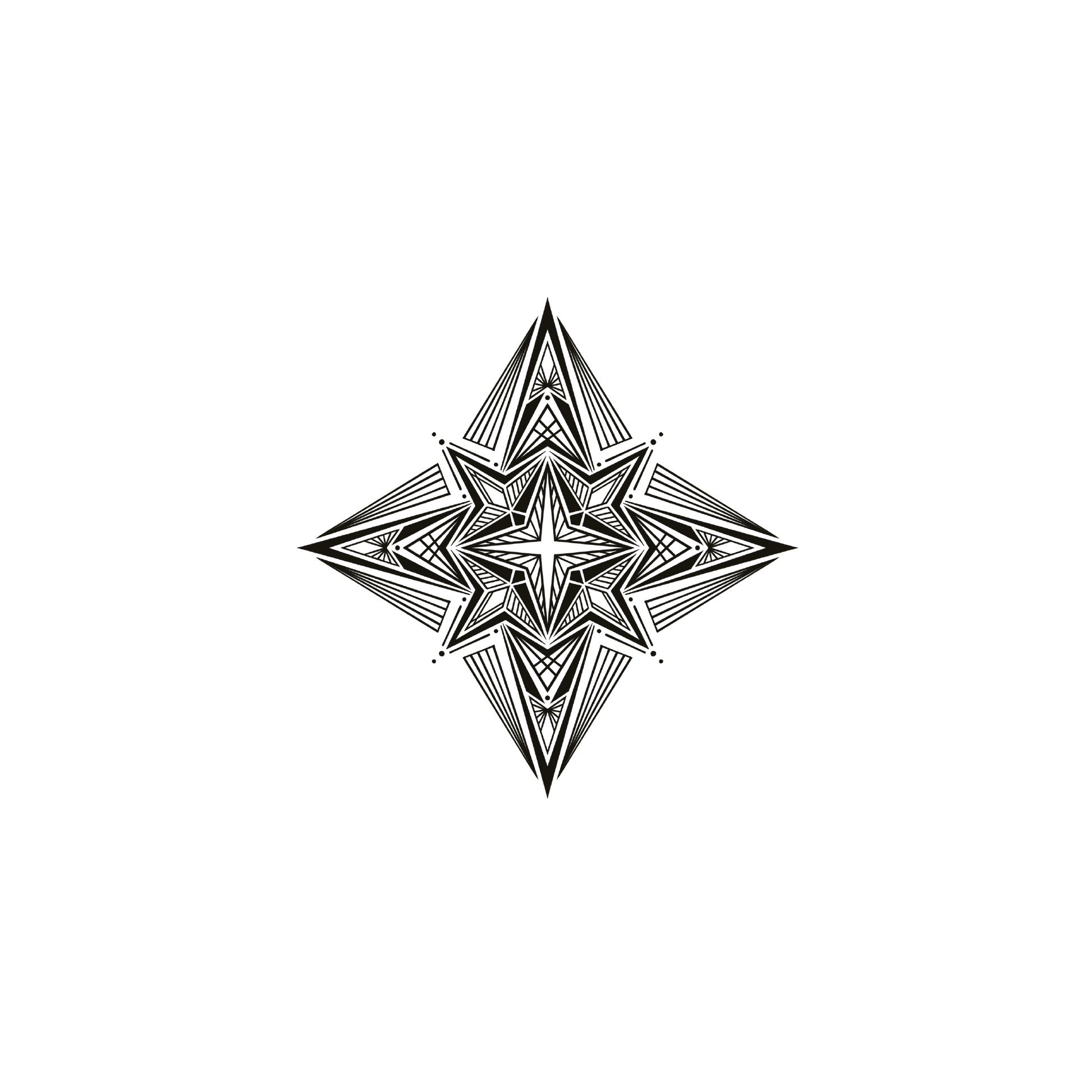 Oh My Ink temporary tattoo - Mandala V7