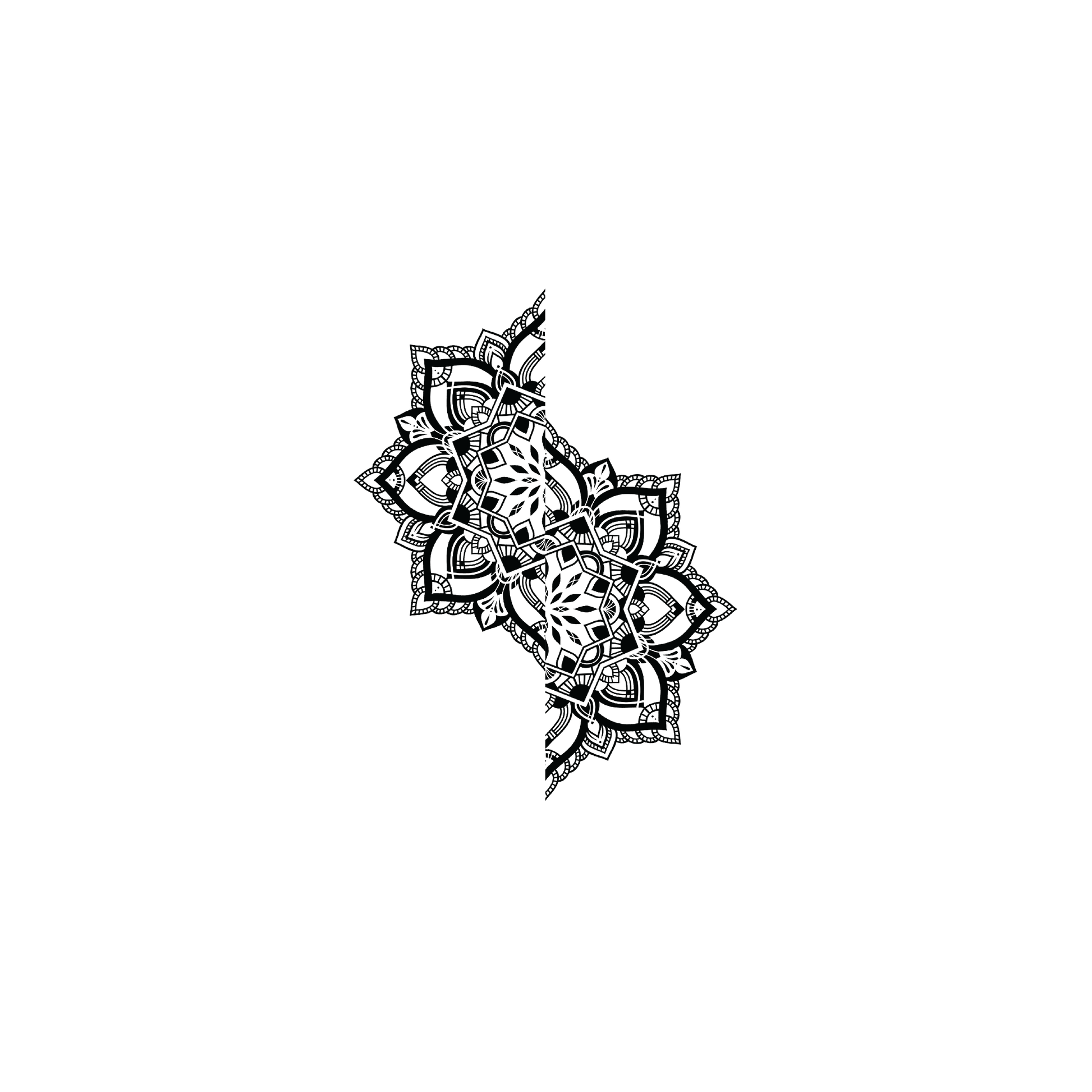 Oh My Ink temporary tattoo - Mandala V8