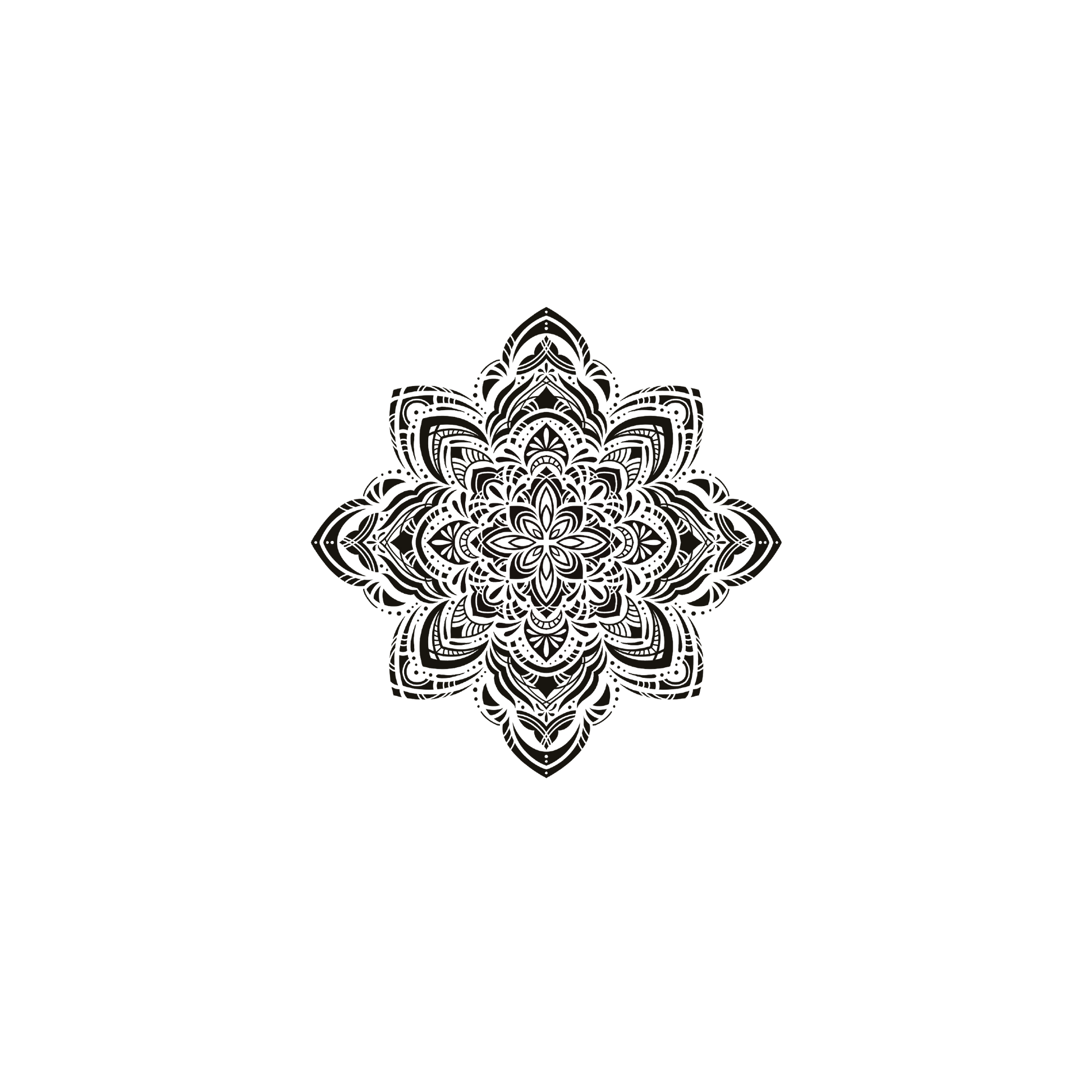 Oh My Ink temporary tattoo - Mandala V9