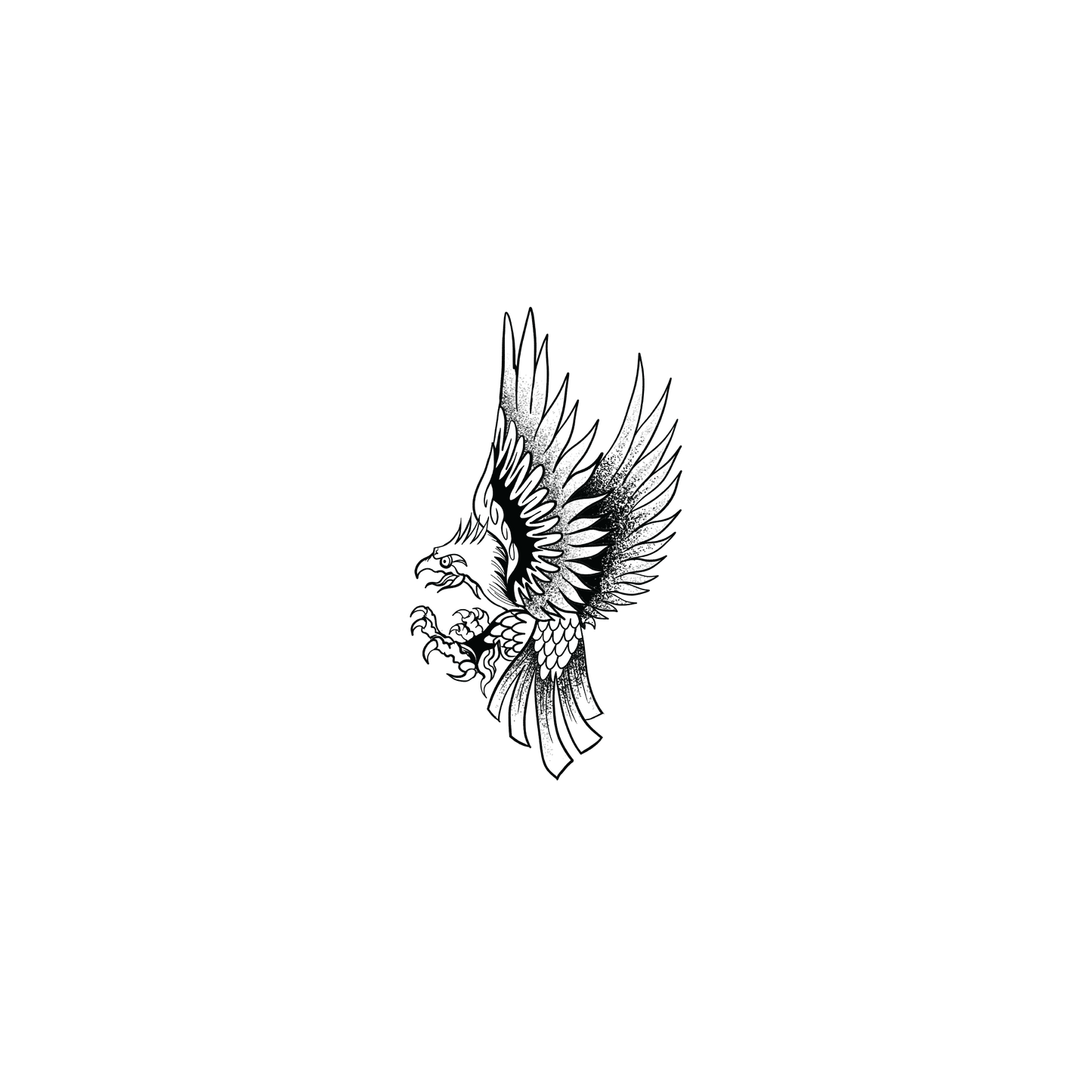 Oh My Ink temporary tattoo - Eagle