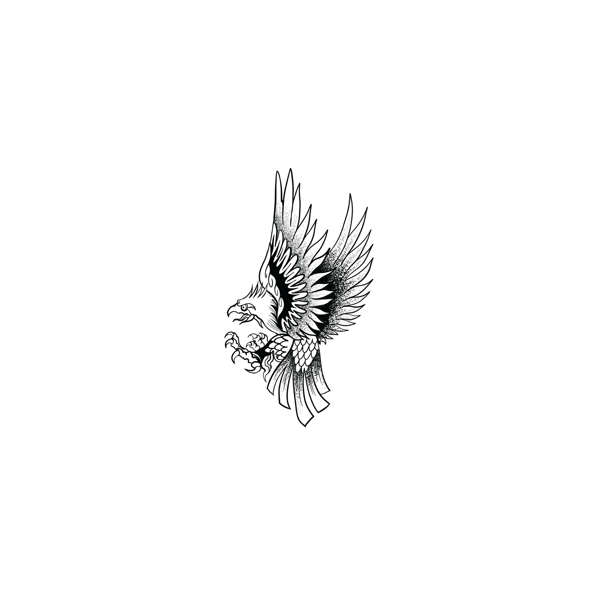 Oh My Ink temporary tattoo - Eagle