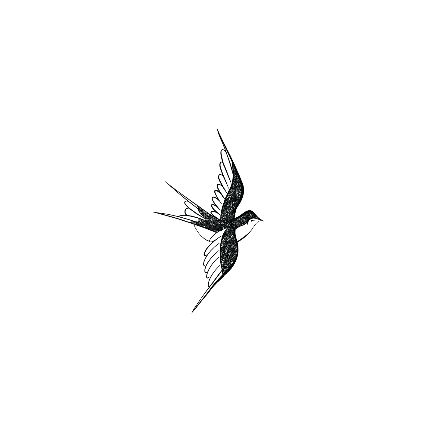Oh My Ink temporary tattoo - Swallow V1