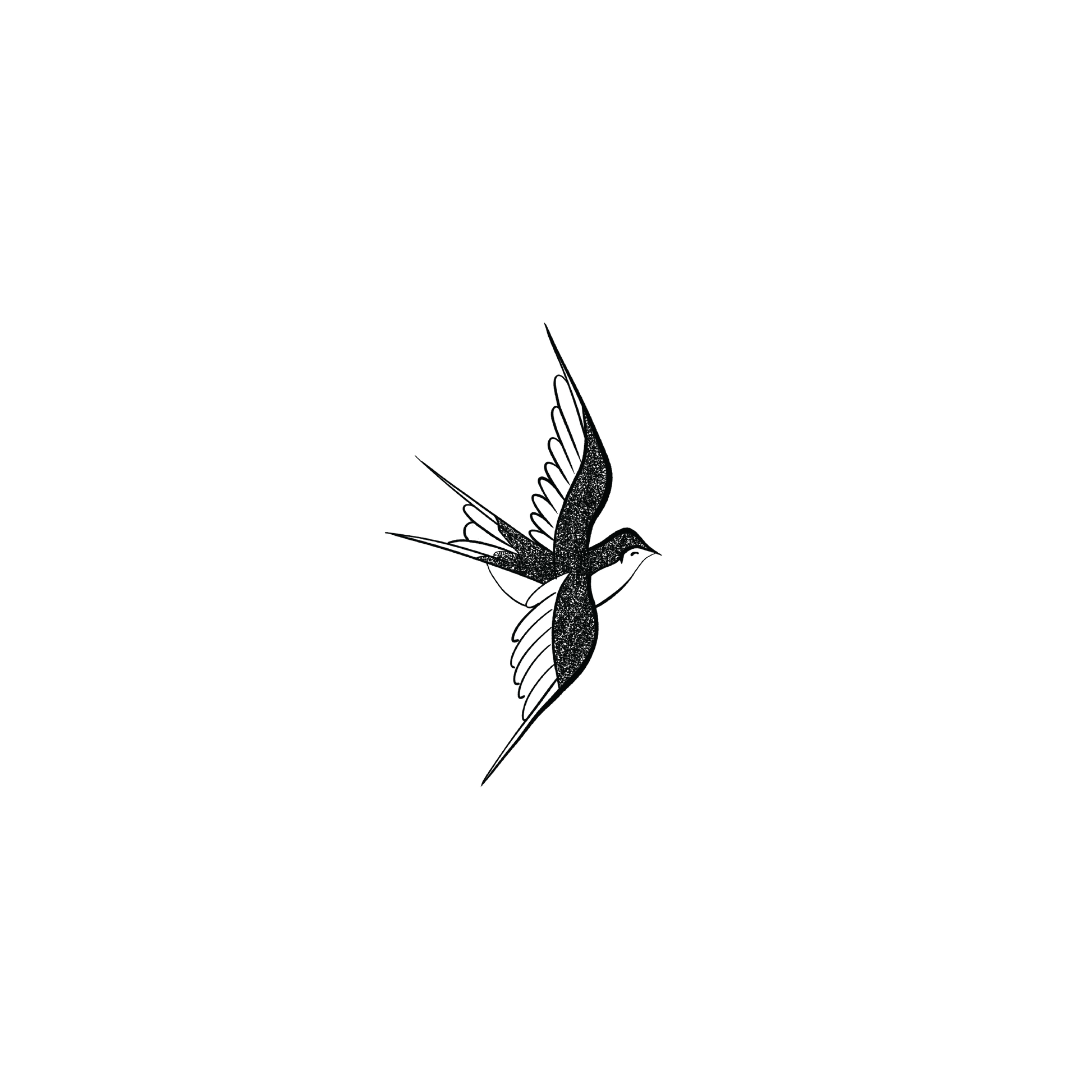 Oh My Ink temporary tattoo - Swallow V1