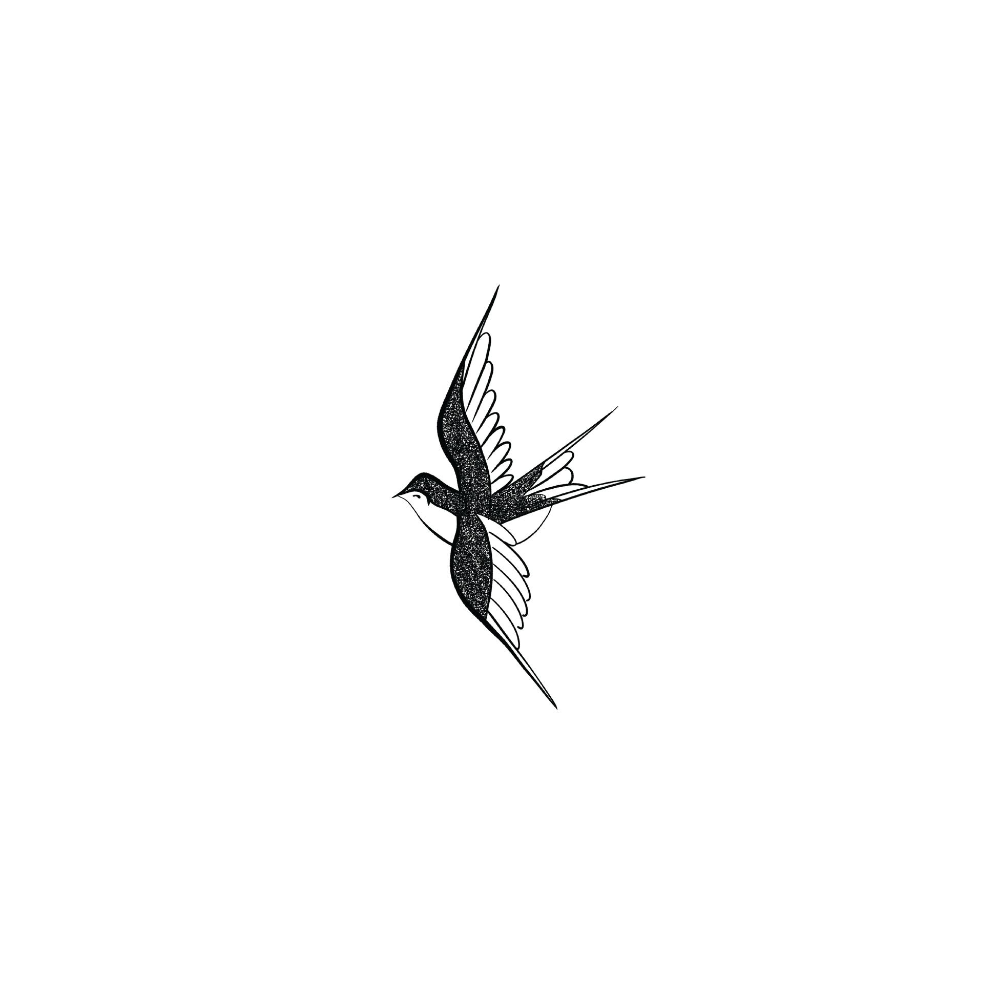 Oh My Ink temporary tattoo - Swallow V2