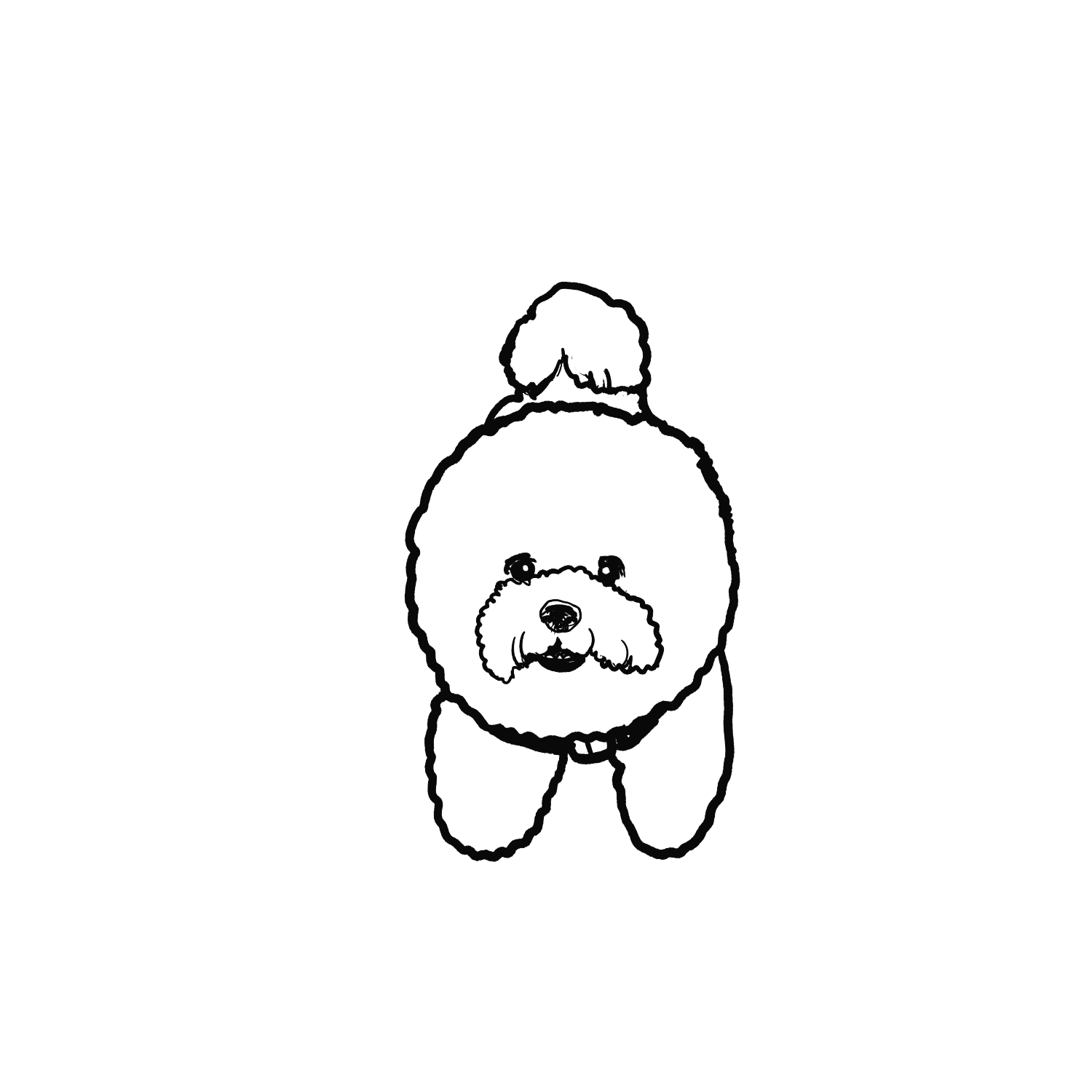 Oh My Ink x SPCA temporary tattoo - Bichon 10