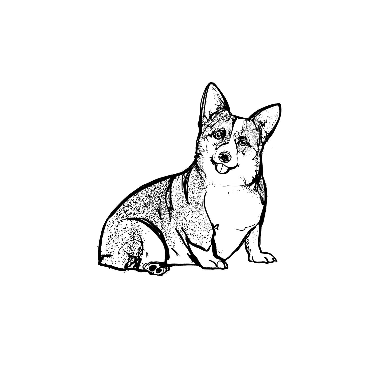 Oh My Ink x SPCA temporary tattoo - Corgi 9