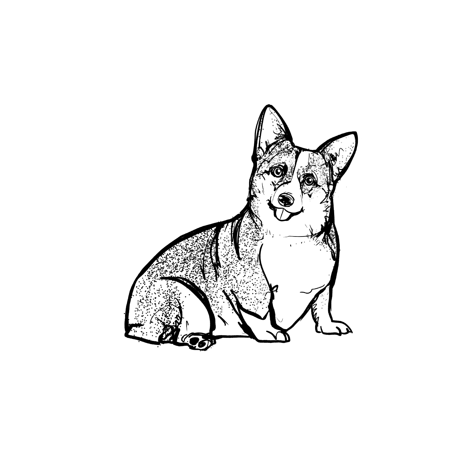 Oh My Ink x SPCA temporary tattoo - Corgi 9
