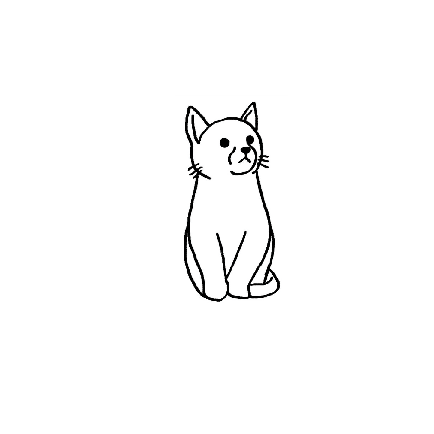 Oh My Ink x SPCA temporary tattoo - Domestic Cat 1