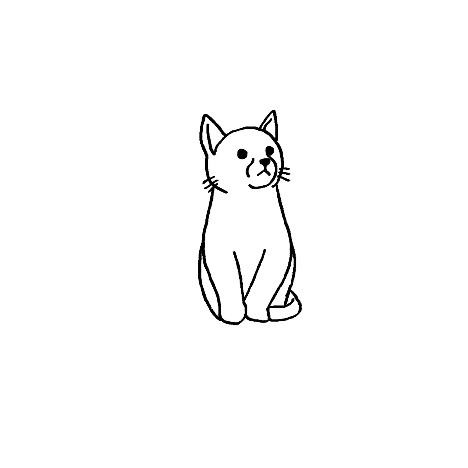 Oh My Ink x SPCA temporary tattoo - Domestic Cat 1