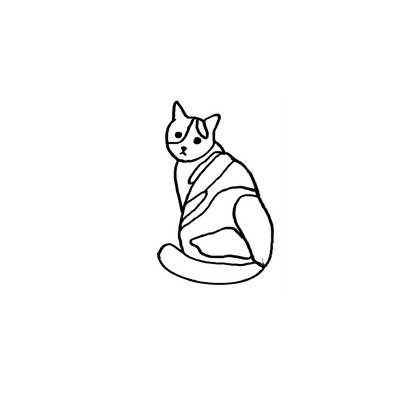Oh My Ink x SPCA temporary tattoo - Domestic Cat 3