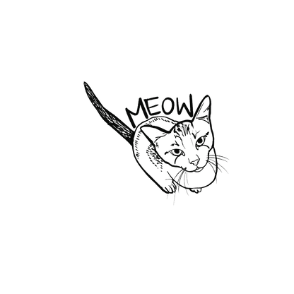 Oh My Ink x SPCA temporary tattoo - Domestic Cat 8