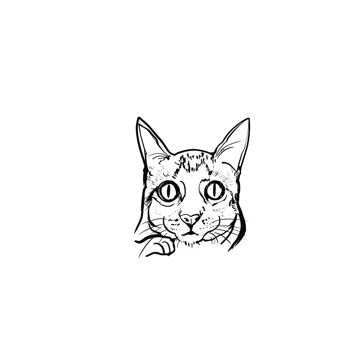 Oh My Ink x SPCA temporary tattoo - Domestic Cat 11