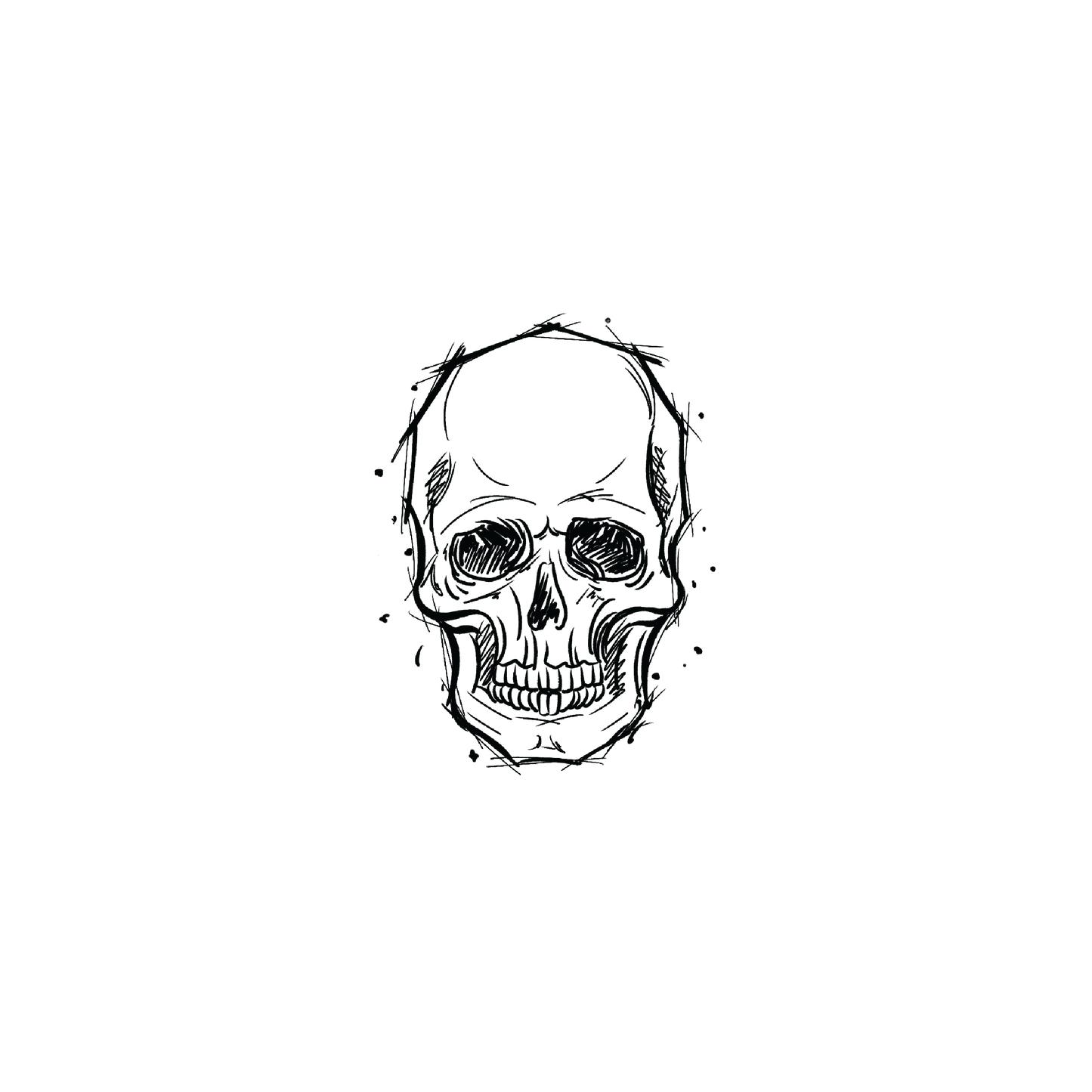Oh My Ink temporary tattoo - Skull V1