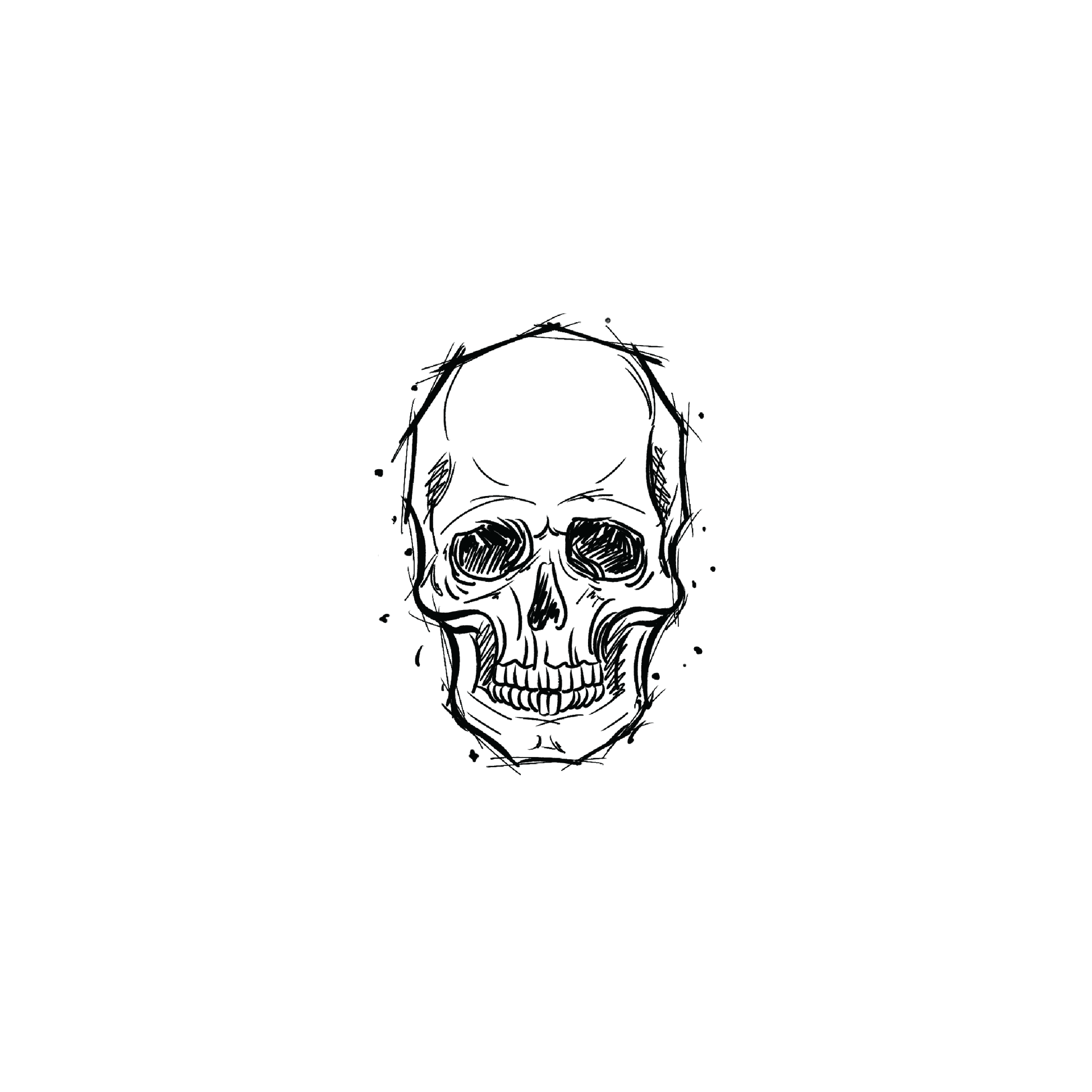 Oh My Ink temporary tattoo - Skull V1