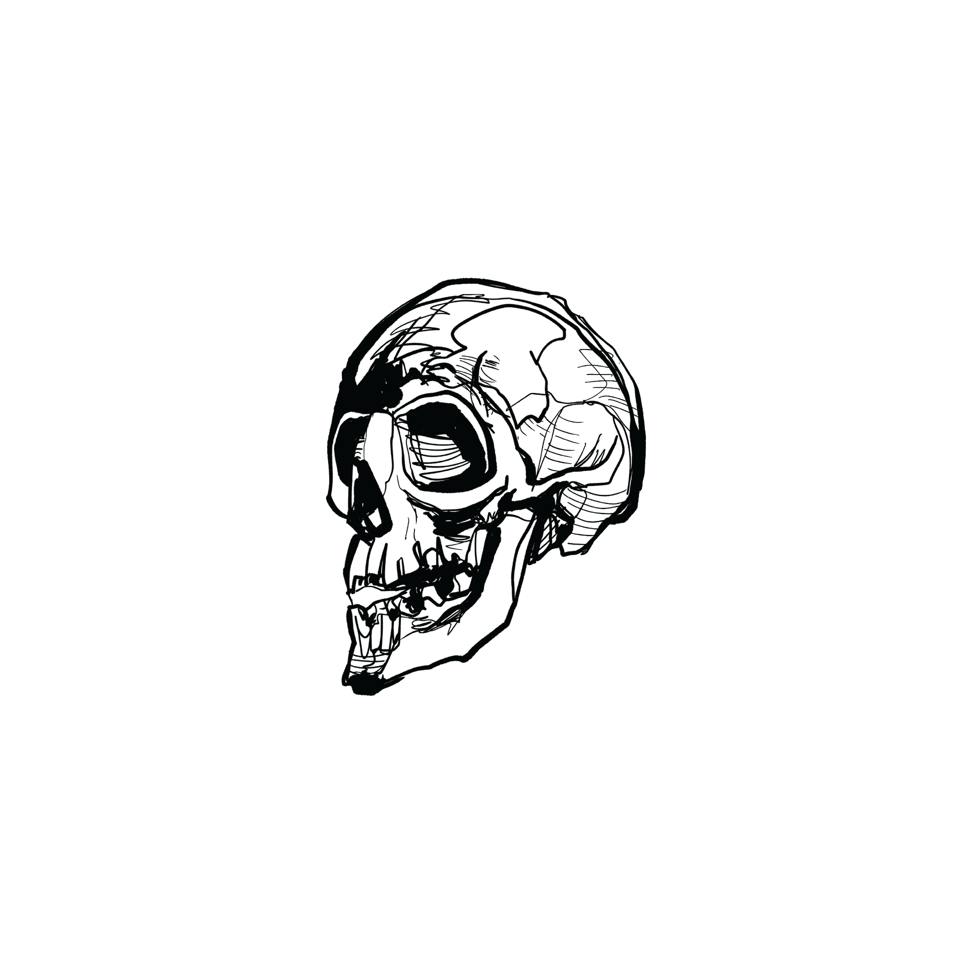 Oh My Ink temporary tattoo - Skull V2