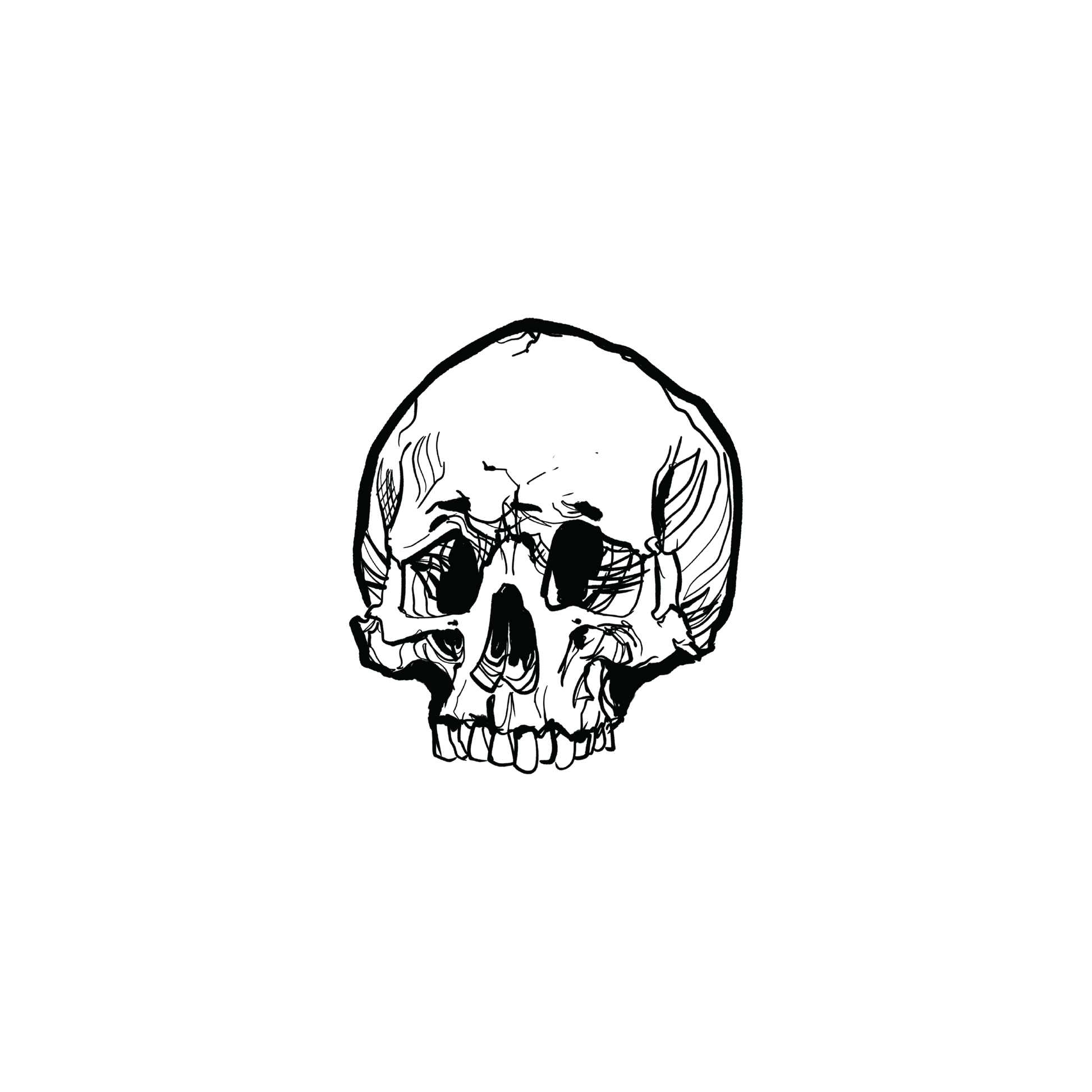 Oh My Ink temporary tattoo - Skull V3