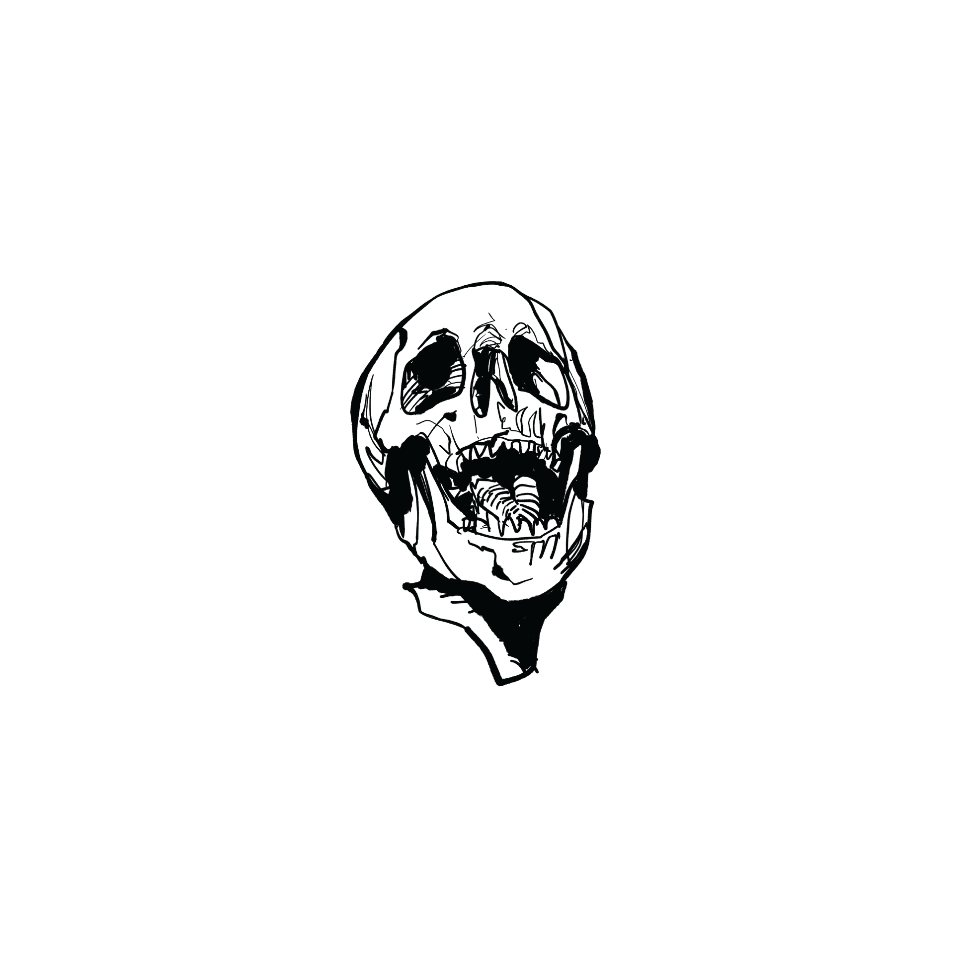 Oh My Ink temporary tattoo - Skull V4