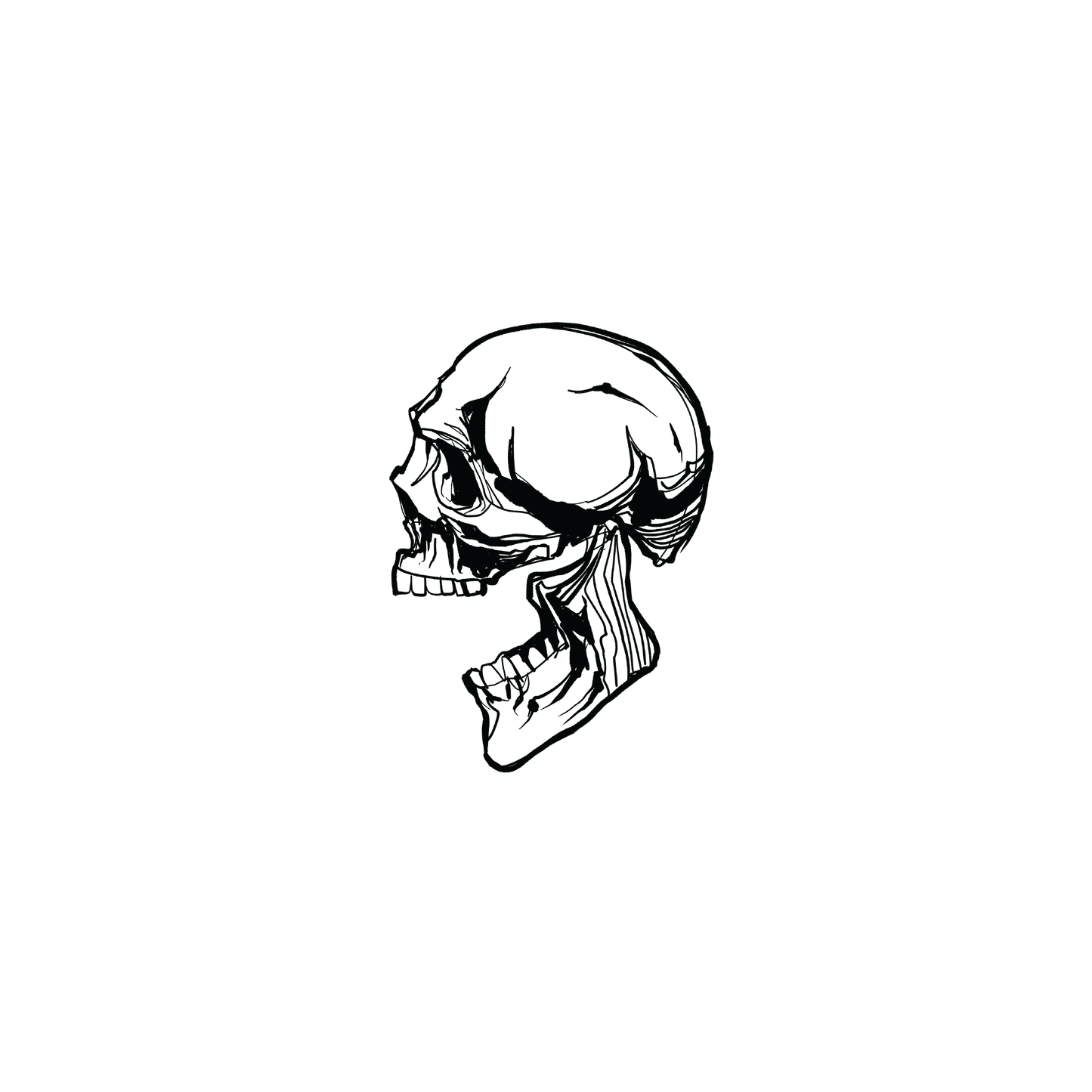 Oh My Ink temporary tattoo - Skull V5