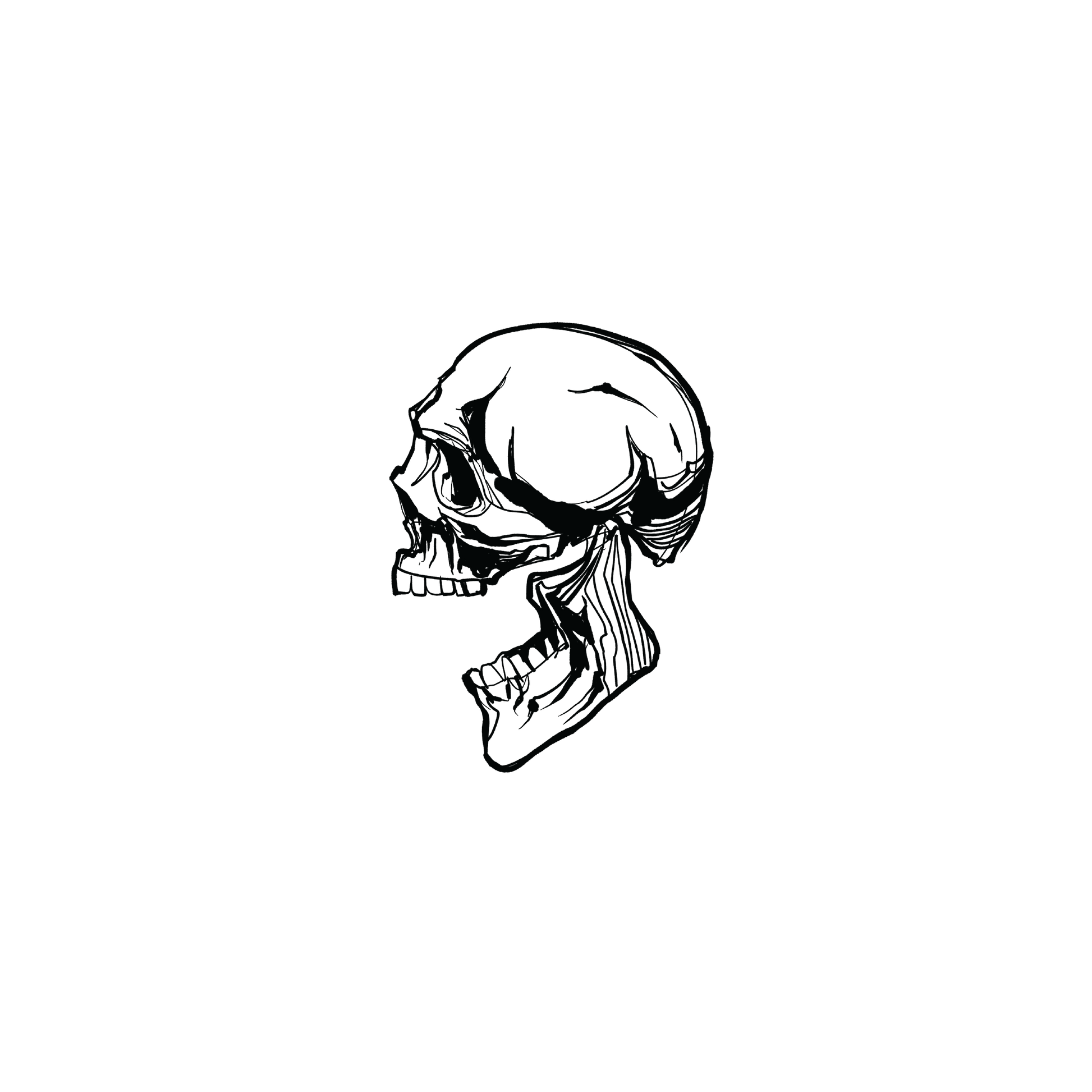 Oh My Ink temporary tattoo - Skull V5