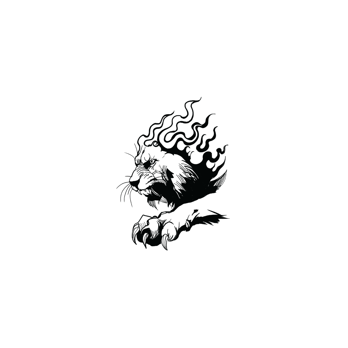 Oh My Ink temporary tattoo - Tigon V7