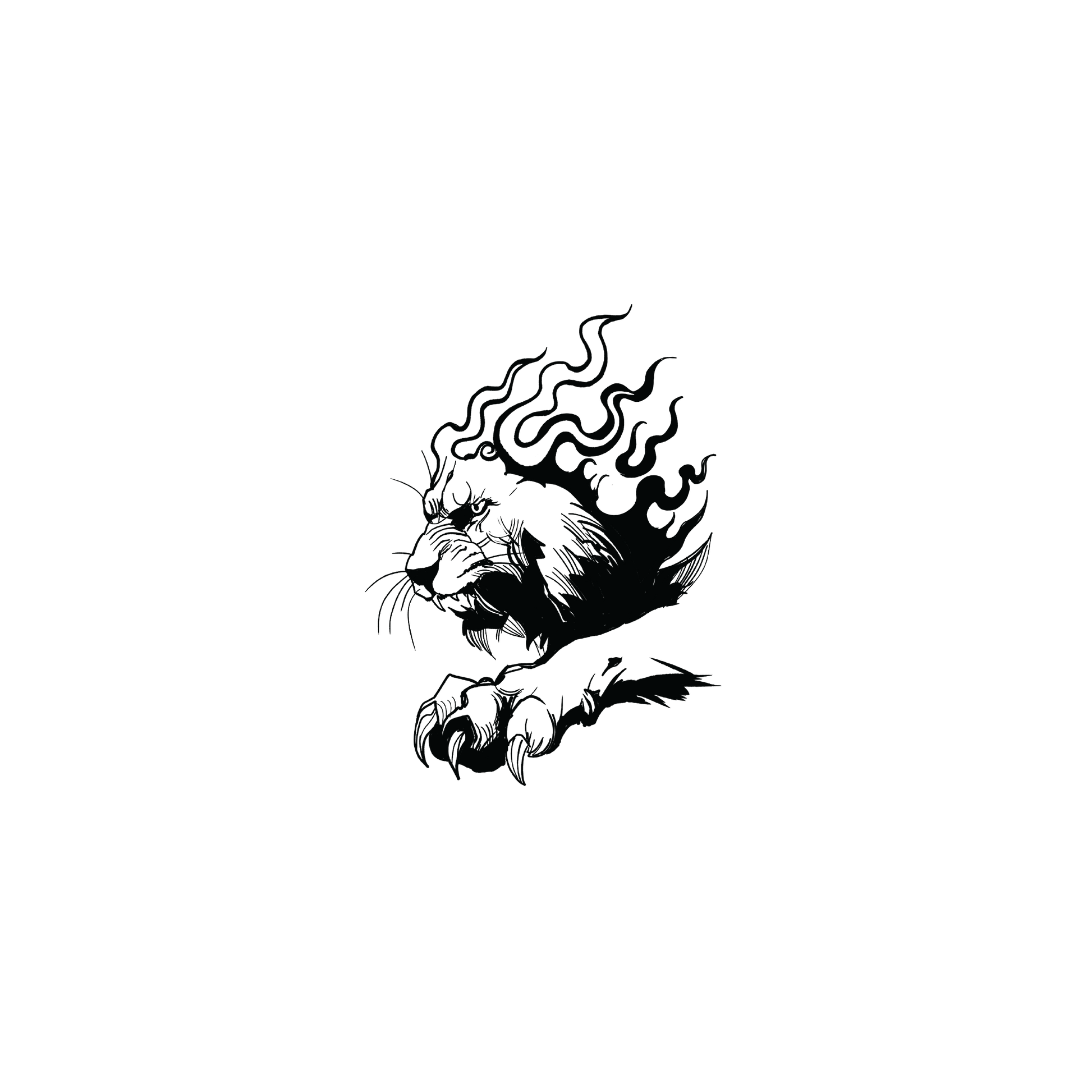 Oh My Ink temporary tattoo - Tigon V7
